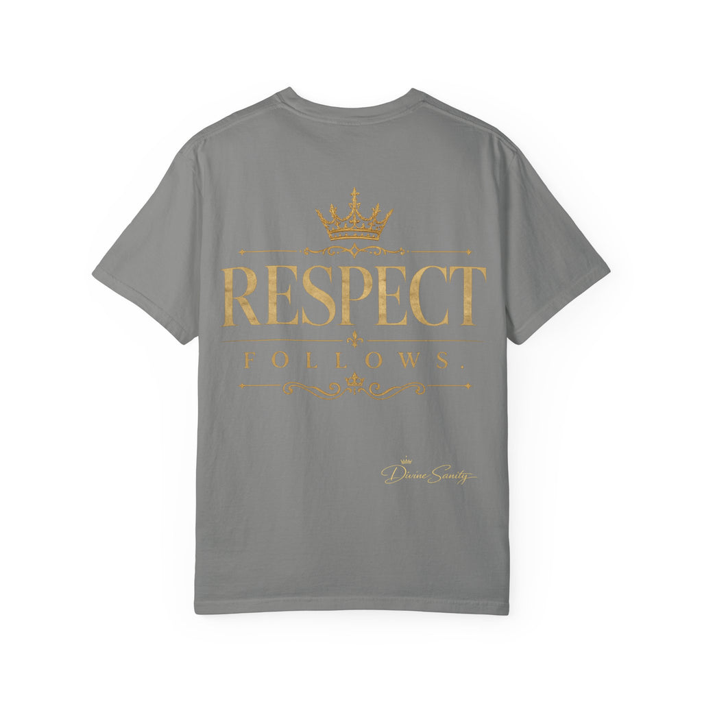 Know Who You Are Respect Follows Shirt Motivational Streetwear Tee