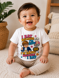 Baby Bodysuit — "I Eat Because I’m Happy" Cute Cartoon Milk & Baby Graphic Infant Onesie