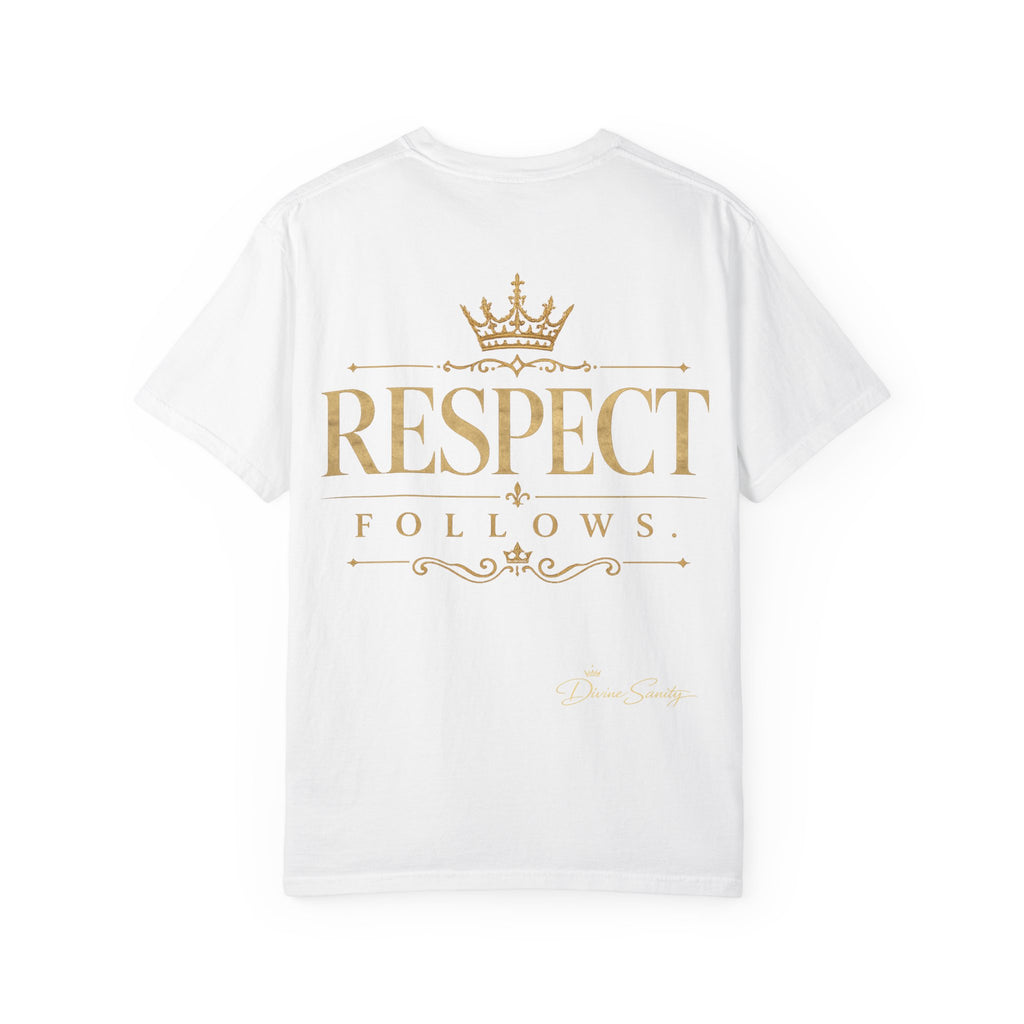 Know Who You Are Respect Follows Shirt Motivational Streetwear Tee