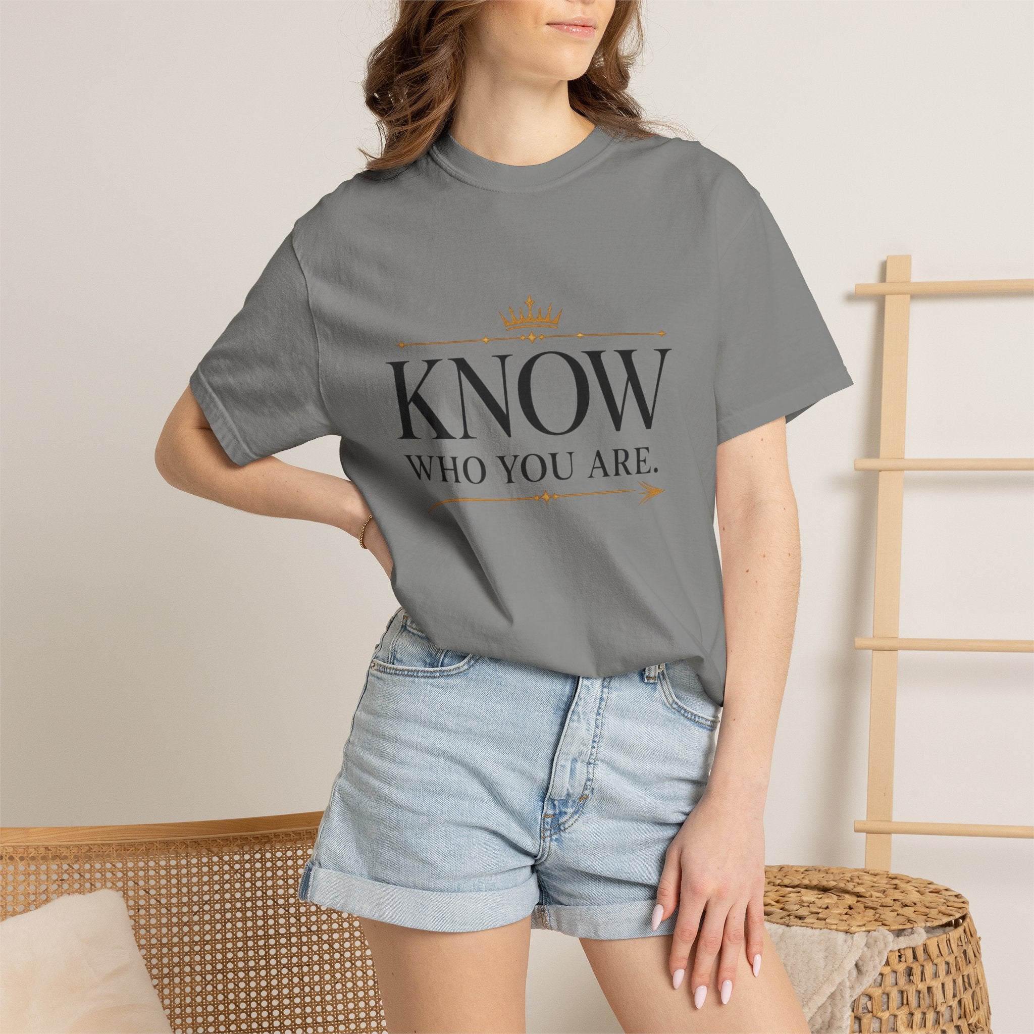 Know Who You Are Respect Follows Shirt Motivational Streetwear Tee