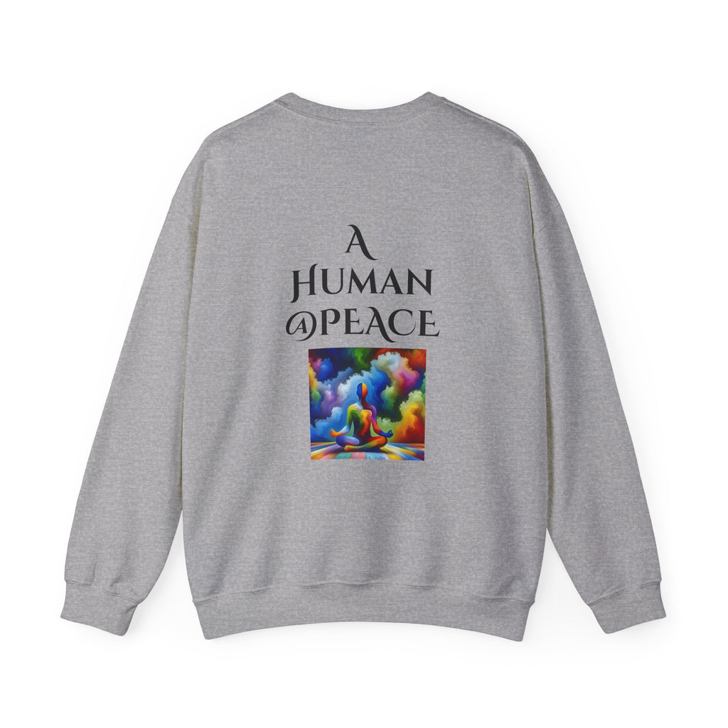 Diary of a Human at Peace" Mindfulness Sweatshirt